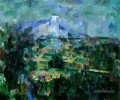 Montagne Sainte Victoire de Lauves Paul Cézanne